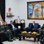 صور| قائد الأمن الوطني يزور قيادة منطقة رام الله والبيرة ويتفقد المشروع الإنشائي الجديد