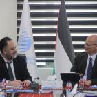 رئيس سلطة المياه يبحث مع البنك الدولي تطورات العمل في مشاريع المياه والصرف الصحي