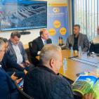 صور| محافظ طولكرم اللواء د. عبدالله كميل يزور شركة الموارد للباطون الجاهز