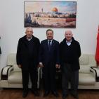 السفير عواد يستقبل العالول والوفد المشارك في مؤتمر الحوار بين الحضارتين الصينية والعربية