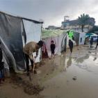 شاهد: الأمطار تتحول لمعاناة كارثية في قطاع غزة