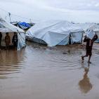 شاهد: الأمطار تتحول لمعاناة كارثية في قطاع غزة