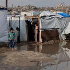 شاهد: الأمطار تتحول لمعاناة كارثية في قطاع غزة