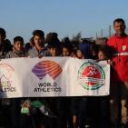 شاهد: اتحاد ألعاب القوى ينظم مهرجاناً للأطفال في غزة