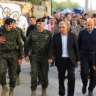 صور| قائد قوات الأمن الوطني ومحافظ قلقيلية يتفقدان القوة الأمنية في المنطقة الجنوبية للمحافظة