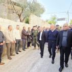 صور| قائد قوات الأمن الوطني ومحافظ قلقيلية يتفقدان القوة الأمنية في المنطقة الجنوبية للمحافظة