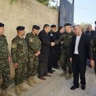 صور| قائد قوات الأمن الوطني ومحافظ قلقيلية يتفقدان القوة الأمنية في المنطقة الجنوبية للمحافظة