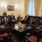 السفير عواد يبحث مع سفير جمهورية روسيا الاتحادية لدى الصين تطورات الأوضاع في فلسطين