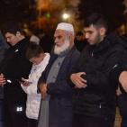 بالصور| آلاف المصلين يؤدون صلاة العشاء والتراويح في المسجد الأقصى 