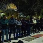 50 ألفا يؤدون صلاتي العشاء والتراويح في المسجد الأقصى