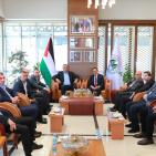 اللواء ناصر البوريني يزور الجامعة العربية الأمريكية