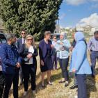 غنام تطلع نائب مستشار الأمن القومي البريطاني على معاناة المواطنين