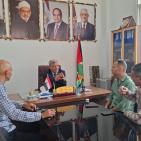 وفد من شركة الاتصالات الفلسطينية 