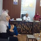 جمعية المرأة العاملة  تعقد لقاءً لتعزيز الشراكة بين مجلس الظل والمجلس البلدي في دير بلوط غرب سلفيت