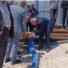  وزير الزراعة يفتتح ويتفقد مشاريع تنموية وإنتاجية ويوقع اتفاقيتين لإنشاء متنزهين زراعيين في جنين