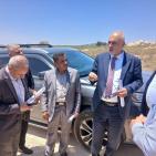  وزير الزراعة يفتتح ويتفقد مشاريع تنموية وإنتاجية ويوقع اتفاقيتين لإنشاء متنزهين زراعيين في جنين