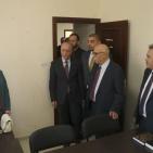 رئيس مجلس القضاء الأعلى ورئيس سلطة الأراضي يتفقدان مقر محكمة تسوية رام الله والبيرة الجديد