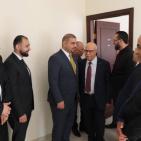 رئيس مجلس القضاء الأعلى ورئيس سلطة الأراضي يتفقدان مقر محكمة تسوية رام الله والبيرة الجديد