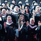 جامعة القدس تختتم فعاليات حفل تخريج الفوج الخامس والأربعين لكليات طب الأسنان والدعوة وأصول الدين والحقوق والأعمال والاقتصاد والعلوم والتكنولوجيا والعلوم التربوية والآداب