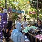 جمعية المرأة العاملة تختتم سلسلة لقاءات المجموعة الداعمة في مخيم الجلزون