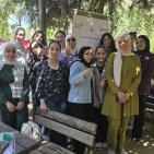 جمعية المرأة العاملة تختتم سلسلة لقاءات المجموعة الداعمة في مخيم الجلزون