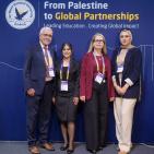 جامعة النجاح الوطنية تستعرض تجربتها الرائدة في التدويل واستدامة التعليم في مؤتمر EAIE 2026 في غلاسكو