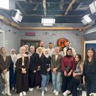 من الاستوديو إلى الميدان.. طلبة جامعة النجاح الوطنية في زيارة ميدانية لشبكة راية وقناة رؤيا