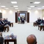 الرئيس عباس يستقبل رؤساء البلديات والمجالس المحلية لمحافظة القدس
