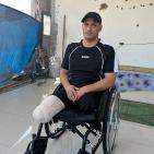 علام شبير.. إرادة لا تعيقها الإصابة