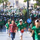 انطلاق ماراثون المشي للاطفال بتنظيم من بلدية رام الله 