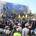  احياء الذكرى الثالثة عشرة لرحيل ياسر عرفات في ساحة السرايا بغزة