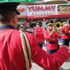 الأجهزة الأمنية في الخليل تنظم عرضا عسكريا في ذكرى الاستقلال