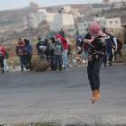 مواجهات على المدخل الشمالي لمدينة البيرة