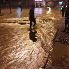صور.. الأمطار بغزة تتسبب في غرق عدة منازل وطرقات