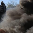 مواجهات بين الشبان وقوات الاحتلال على المدخل الشمالي لمدينة البيرة 