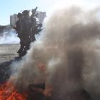 مواجهات بين الشبان وقوات الاحتلال على المدخل الشمالي لمدينة البيرة 