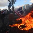 مواجهات عنيفة عند المدخل الشمالي لمدينة البيرة