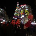 حفل انارة شجرة الميلاد المجيد في رام الله