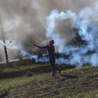 مواجهات اليوم الجمعة على المدخل الشمالي لمدينة البيرة 