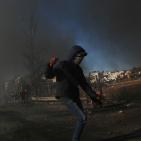 مواجهات اليوم الجمعة على المدخل الشمالي لمدينة البيرة 