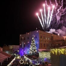 إضاءة شجرة الميلاد في القدس
