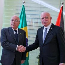  المالكي يلتقي نظيره البرازيلي ويثمن مواقف بلاده الداعمة للشعب الفلسطيني