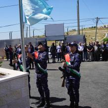 افتتاح مركز شرطة الجامعة العربية الأمريكية في جنين