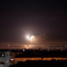قصف إسرائيلي يستهدف مبنى أمني في محيط دمشق