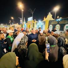 الهباش ونجم يتفقدان أوضاع الحجاج المستفيدين من مكرمة خادم الحرمين الشريفين