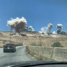 الاحتلال يشن عدة غارات عنيفة على جنوب لبنان