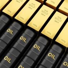 ارتفاع على أسعار النفط وانخفاض الذهب