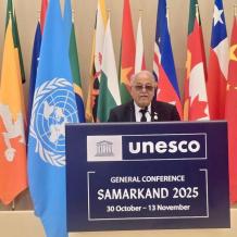 أبو زهري أمام اليونسكو: ما يجري في فلسطين حرب إبادة ممنهجة