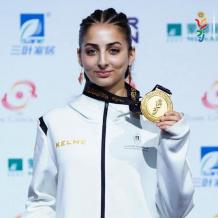 فيفيان عليص تُهدي فلسطين أول ذهبية في الألعاب الآسيوية للمواي تاي