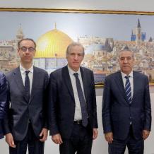 الشيخ يستقبل وفداً رفيع المستوى من الاتحاد الأوروبي